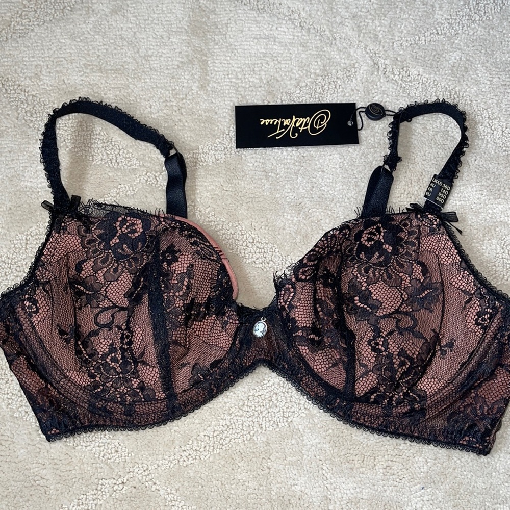 Dita Von Teese Savoir Faire Plunge Bra - Size 36D